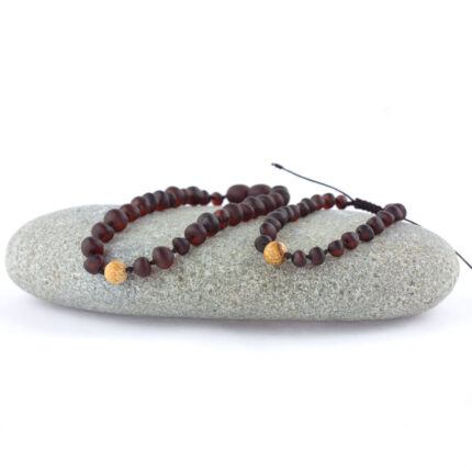 set 2 bratari familie chihlimbar si jasp pictura