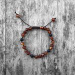 bratara copii chihlimbar & lava vulcanica