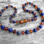 colier copii chihlimbar baltic lapis lazuli