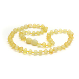 colier chihlimbar copii lamaie mat