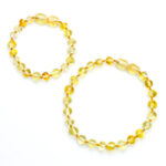 set bratari chihlimbar galben miere