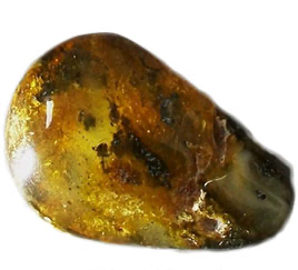 Piatra de chihlimbar verde - Lantisoare de Bebe