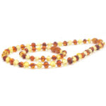 Set colier - brățară din chihlimbar baltic maro & galben