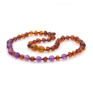 colier copii chihlimbar baltic maro ametist