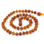 Colier chihlimbar baltic copii ~ model coniac mat