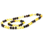 Set colier - brățară din chihlimbar baltic  galben & negru