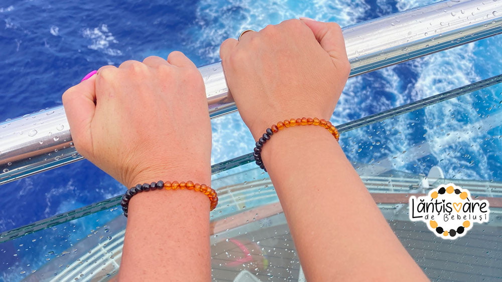 set bratari cuplu chihlimbar