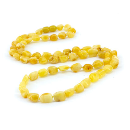 colier chihlimbar baltic culoare unt