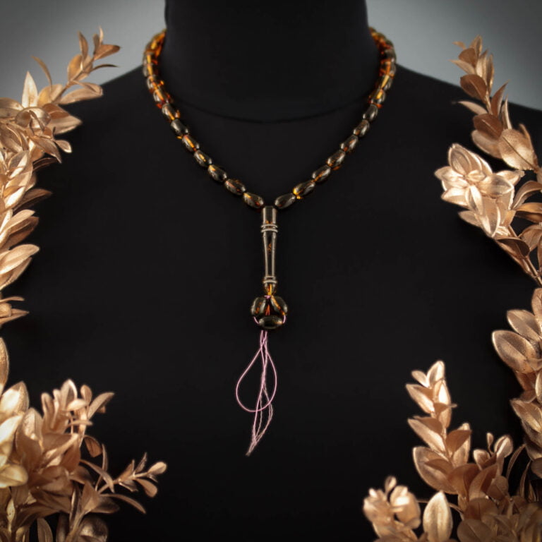 Metanier chihlimbar, 33 boabe dispuse in degrade