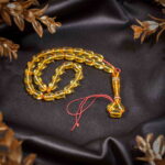 Matanii de mana din chihlimbar galben