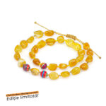 set bratari mama bebe chihlimbar malachit multicolor pe fundal alb. Bratara terapeutica pentru: imunitate, somn, dentitie, colici, deochi, stres, oboseala, sanatate